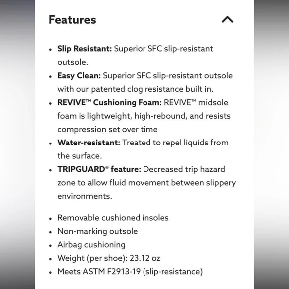 BRAND NEW Shoes for crews women’s nonslip work shoes size 7.5 - Picture 2 of 6